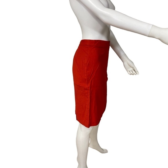 Banana Republic Orange Wool Blend Skirt Size 0 - Picture 5 of 8
